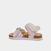 Sandales &agrave; paillettes multicolore b&eacute;b&eacute; fille