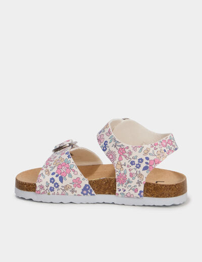 Sandales &agrave; paillettes multicolore b&eacute;b&eacute; fille