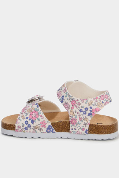 Sandales &agrave; paillettes multicolore b&eacute;b&eacute; fille