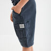 Bermuda cargo coton bleu marine garçon