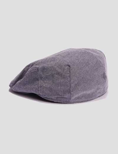 Casquette anglaise gris homme