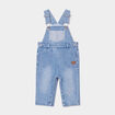 Salopette aspect jean Creeks en coton denim stone bébé garçon