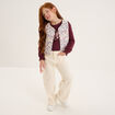 Pantalon large 5 poches coton Creeks creme fille