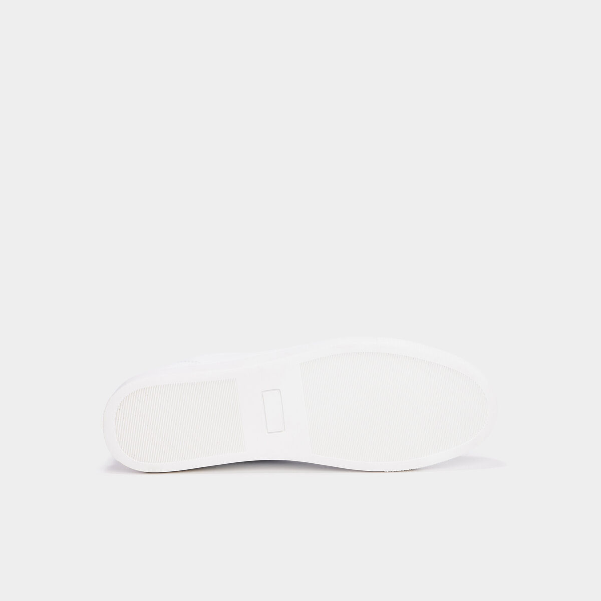Baskets plates blanc homme