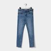 Jeans skinny brodé Creeks denim double stone fille