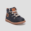 Bottines Lulu Castagnette bleu marine bébé garçon