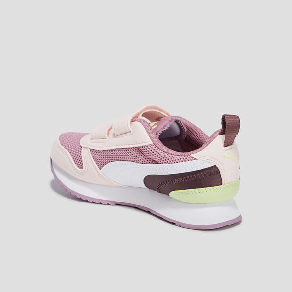 Baskets running à scratch Puma R78 rose framboise fille