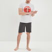 Ensemble pyjama short 2 pièces sable homme