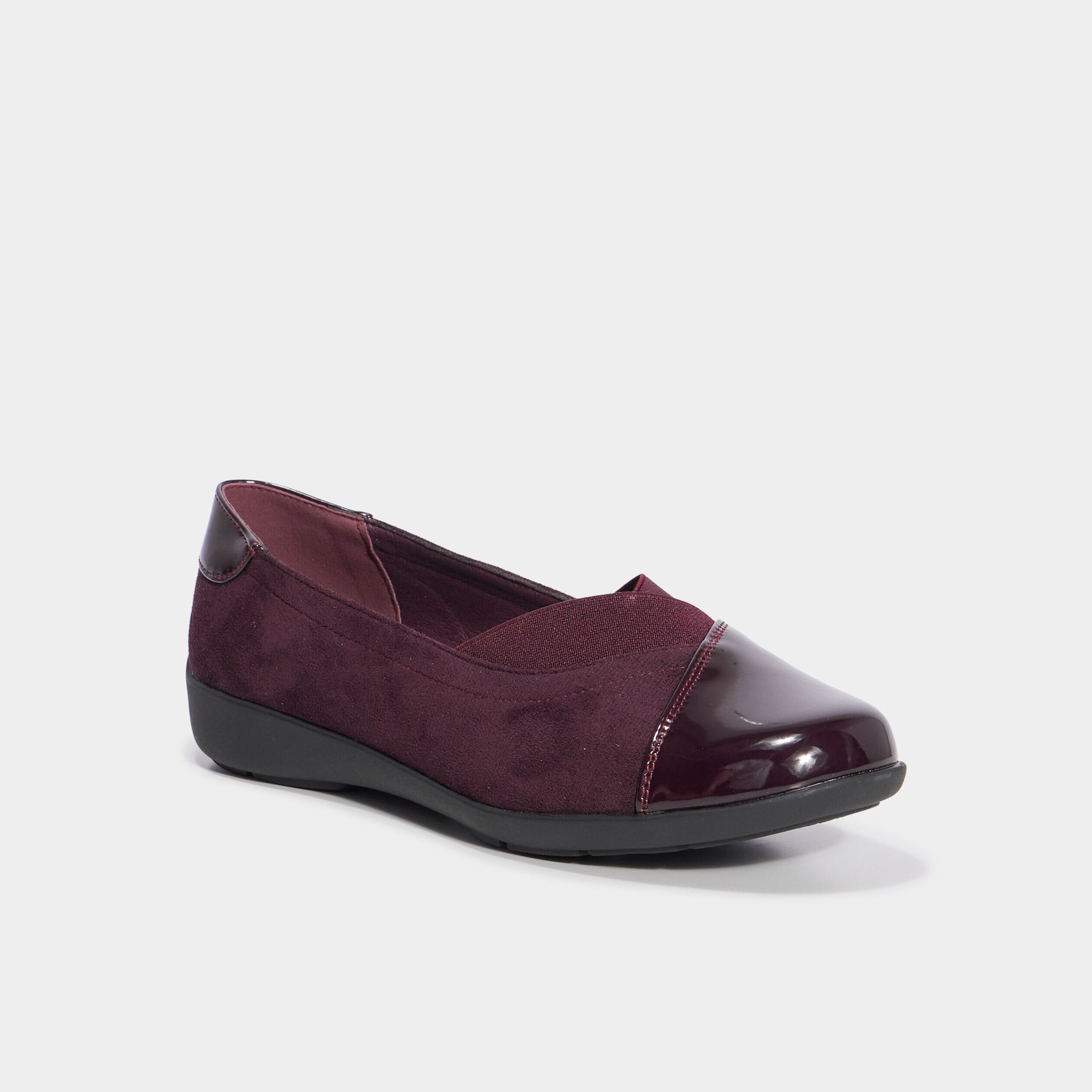 Ballerines bordeaux femme CONFORTISSIMO