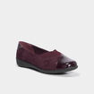 Ballerines bordeaux femme