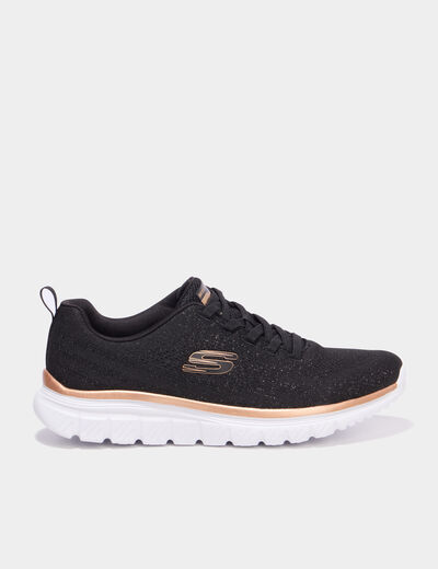 Baskets running Skechers Graceful noir femme