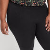 Leggings 7/8ème noir femme grande taille