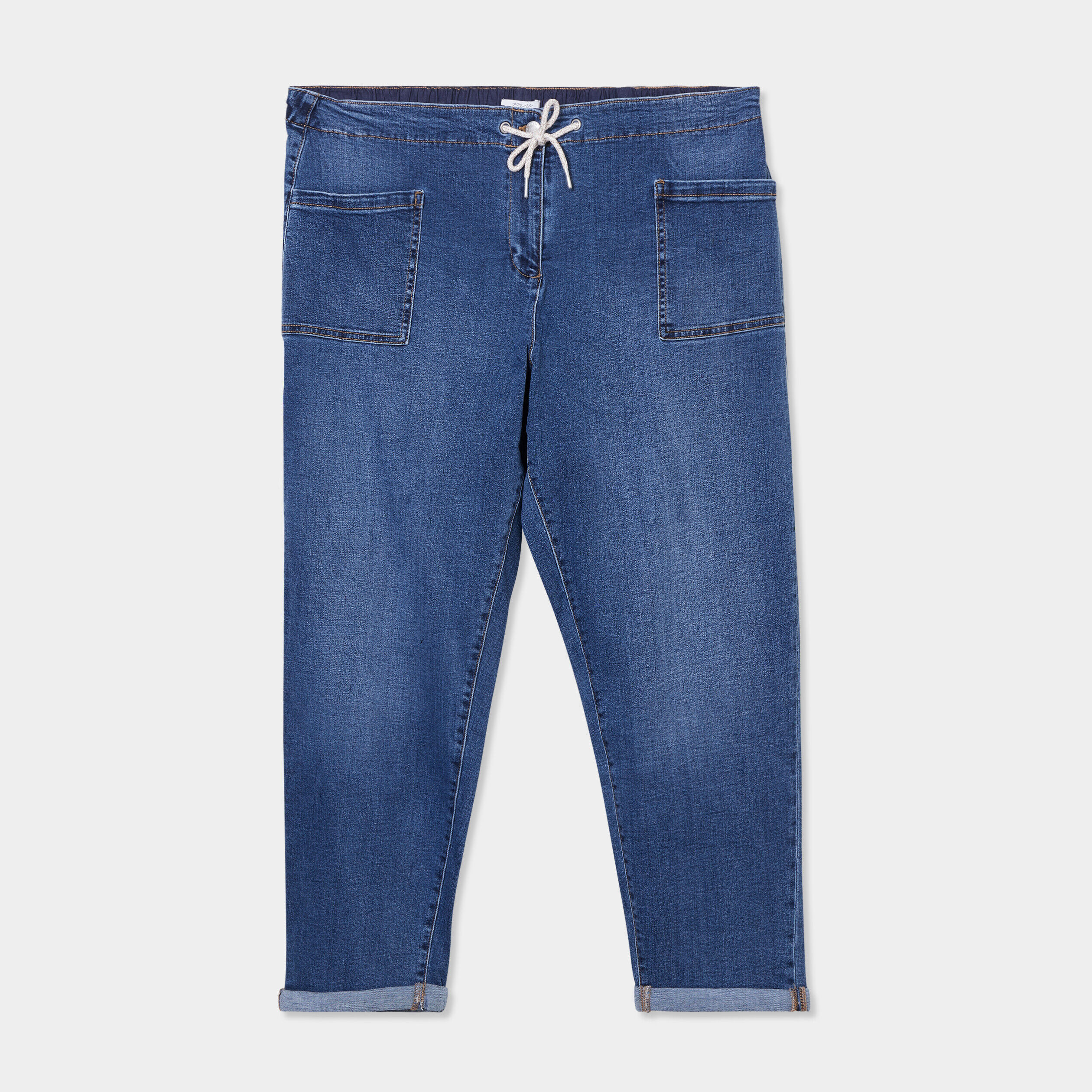 Jean grande taille femme pas cher La Halle