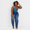 Soutien-gorge emboîtant dentelle bleu canard femme grande taille