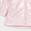 Parka paillet&eacute;e &agrave; capuche doubl&eacute;e rose clair b&eacute;b&eacute; fille