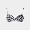 Haut de maillot de bain push up armatur&eacute; noir femme