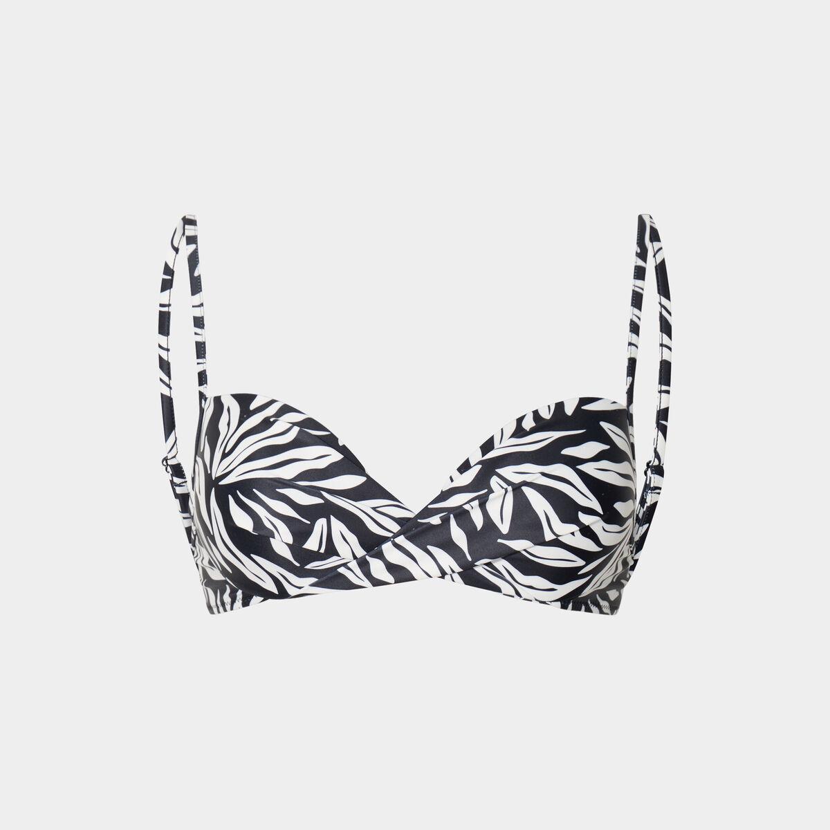 Haut de maillot de bain push up armatur&eacute; noir femme