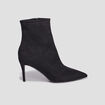 Bottines bouts pointus talons aiguilles noir femme