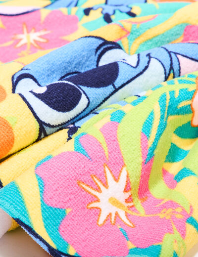 Serviette sac de plage 2-en-1 Stitch multicolore fille