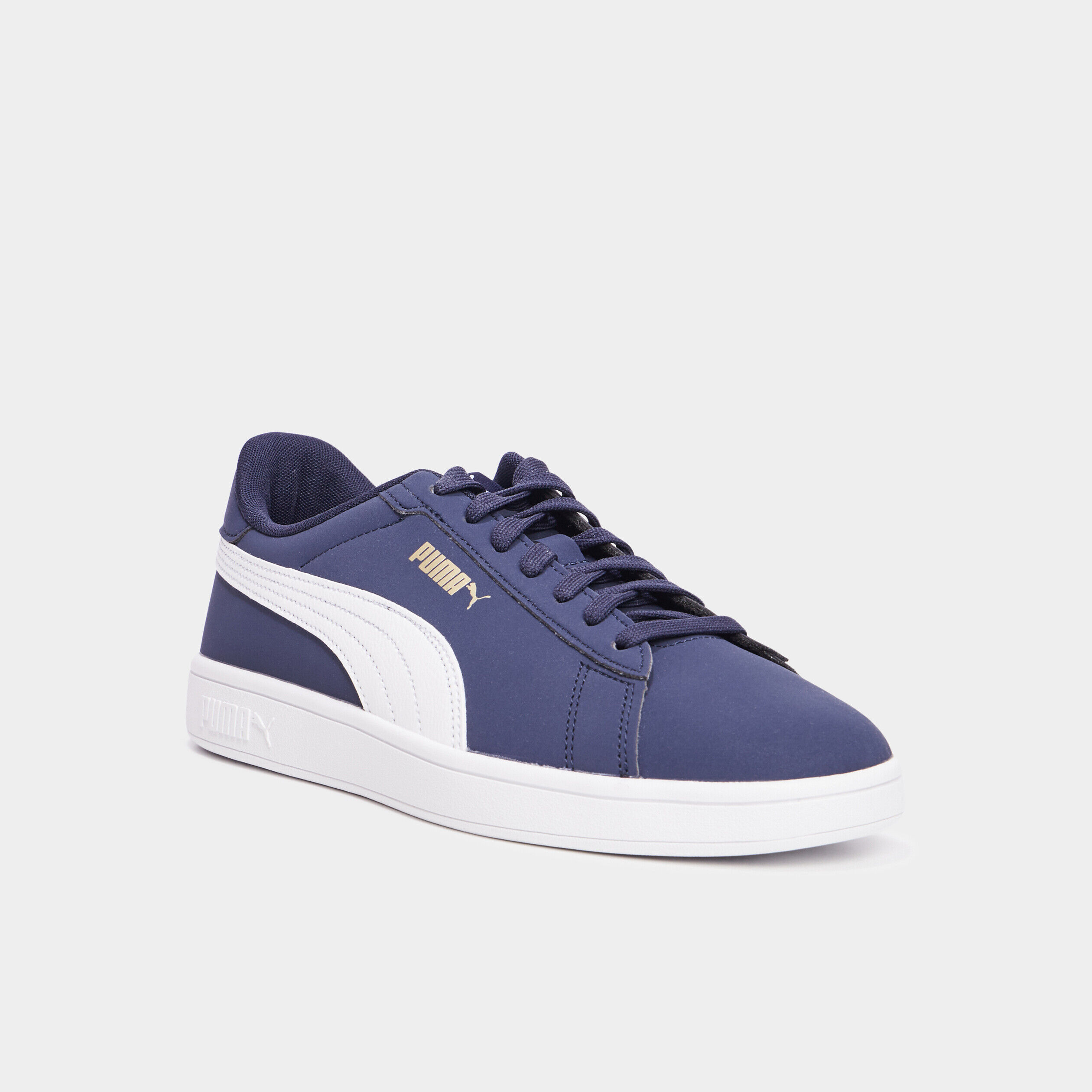 Tennis basses à lacets Puma Smash Buck bleu homme