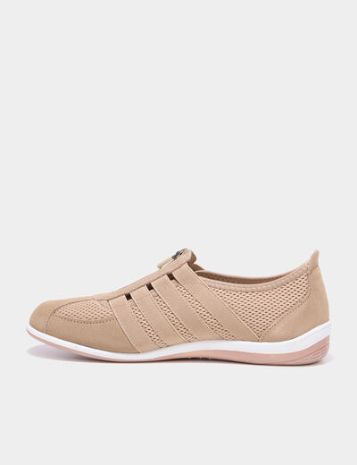Derbies pied large sable femme