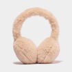 Cache-oreilles fausse fourrure sable femme
