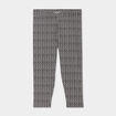 Leggings 3/4 coton noir femme grande taille