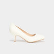 Escarpins irisés blanc femme