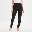 Bas de pyjama noir femme