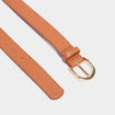 Ceinture marron cognac femme