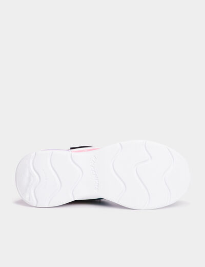 Baskets running lumineuses Skechers noir fille