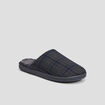 Chaussons mules Isotoner gris homme