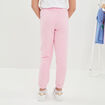 Pantalon de jogging bas élastiqué rose pastel fille