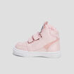 Baskets montantes pailleté Minnie rose bébé fille