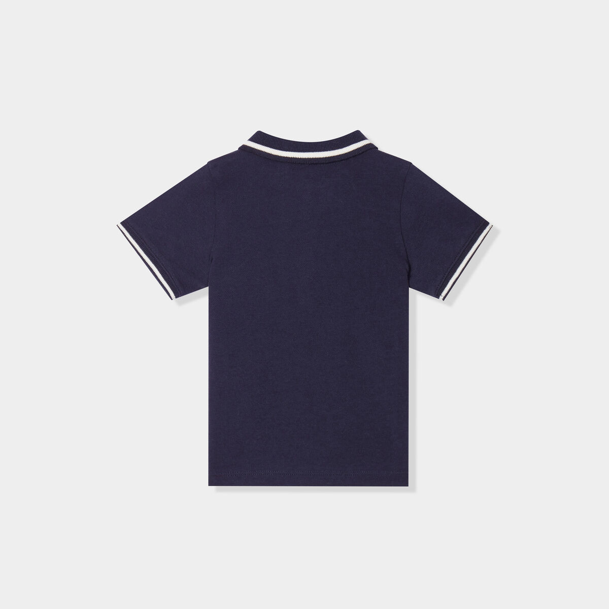 Polo manches courtes coton Creeks bleu marine b&eacute;b&eacute; gar&ccedil;on