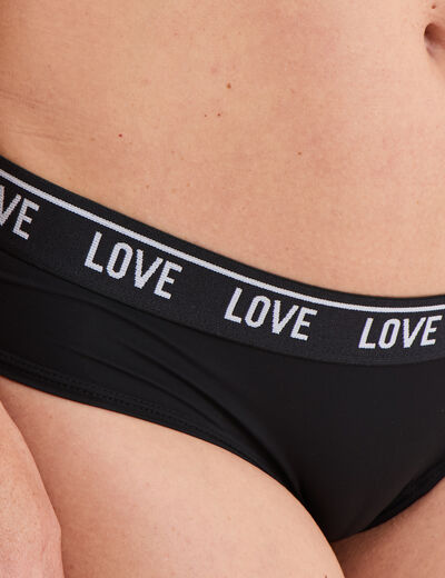 Lot 2 shortys noir femme