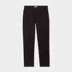 Pantalon chino droit stretch noir homme