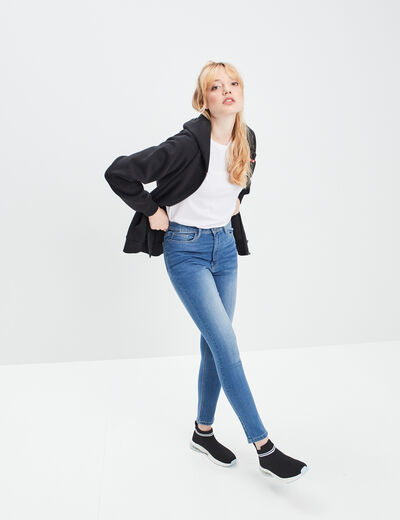 Jeans skinny 7/8ème denim double stone femme