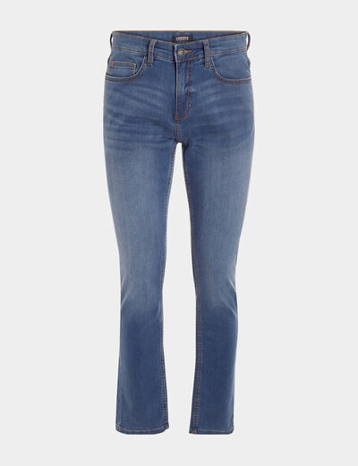 Jean stretch coupe slim denim double stone homme