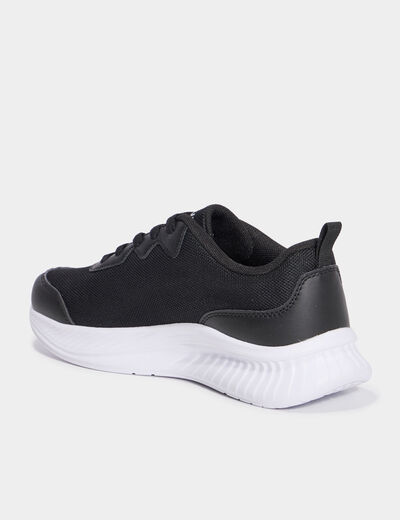 Baskets running noir femme