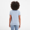 T-shirt oversize col rond coton Creeks bleu ciel femme