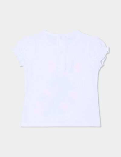 Ensemble 2 pièces avec short Stitch rose clair bébé fille