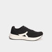 Baskets running de sport &agrave; lacets noir homme