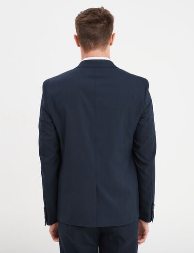 Veste de costume droite bleu marine homme