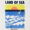 T-shirt manches courtes Creeks ecru garçon