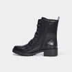 Boots avec lacets et talons noir femme