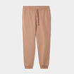 Pantalon jogging droit molleton taupe homme