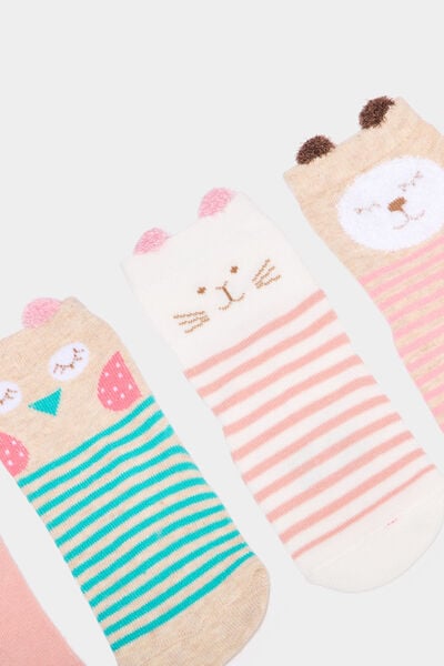 Lot 5 paires chaussettes multicolore b&eacute;b&eacute; gar&ccedil;on