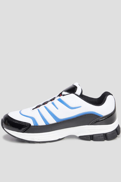 Baskets running Liberto blanc garçon