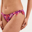 Bas de maillot de bain noeuds violet femme